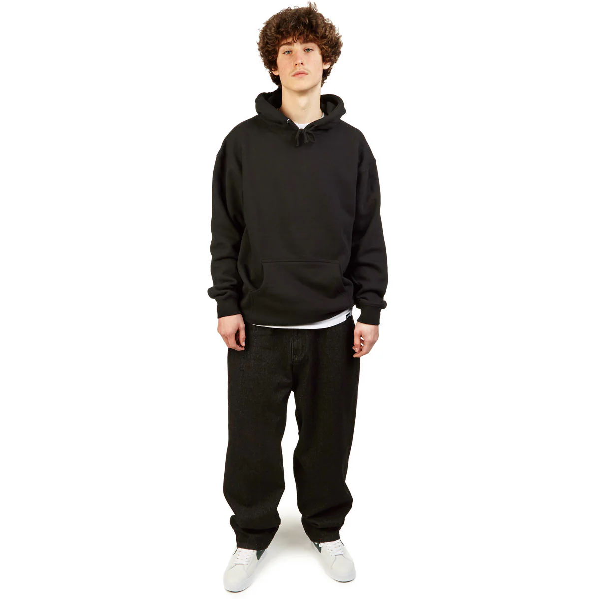 CCS Baggy Taper Denim Jeans - Black - Image 3