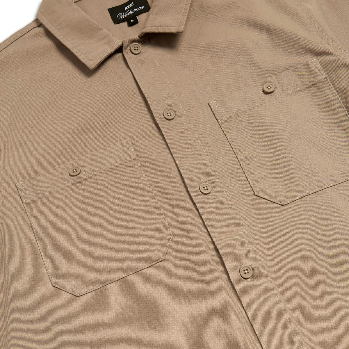 CCS Heavy Cotton Work Shirt - Khaki - Image 7