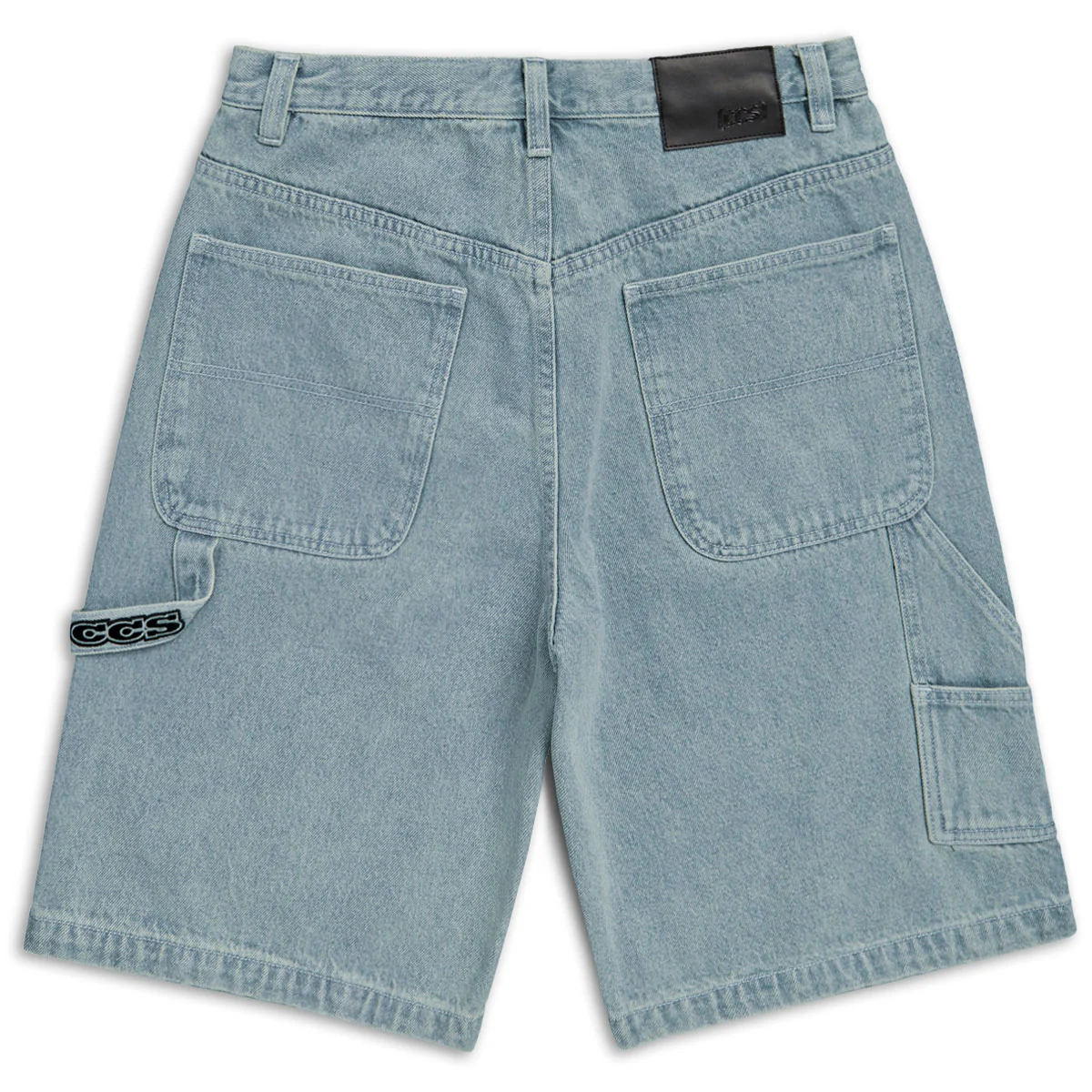 CCS Hammer Loop Jean Shorts - Bleach Wash - Image 6