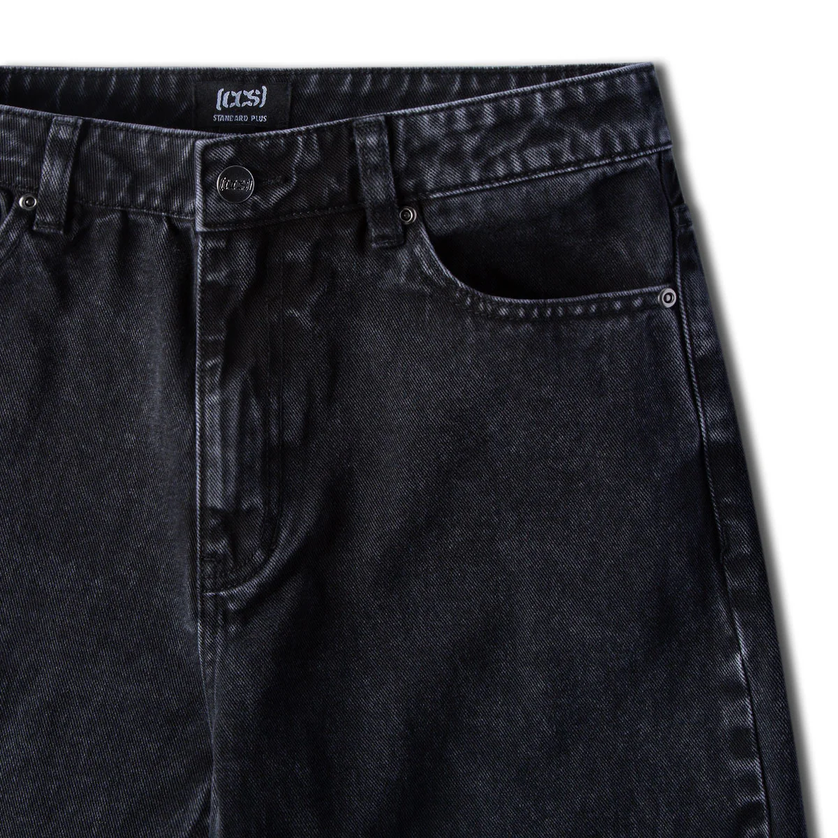 CCS Original Relaxed Denim Jeans - Acid Wash Black - Image 6