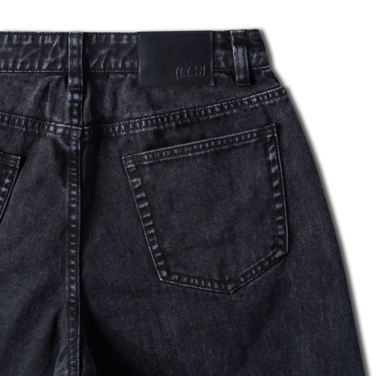 CCS Original Relaxed Denim Jeans - Acid Wash Black - Image 7