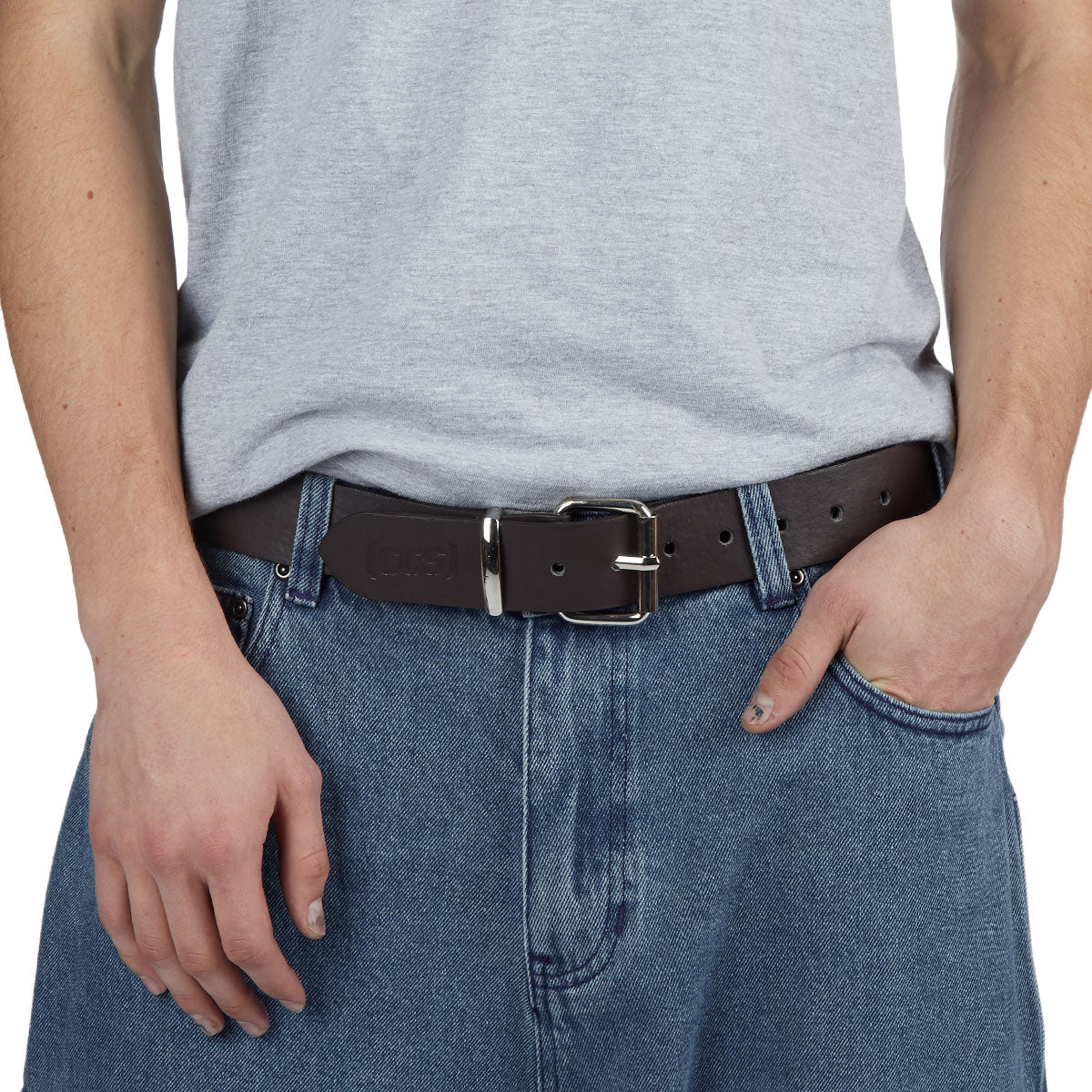 CCS Vegan Leather Belt - Brown - Image 3