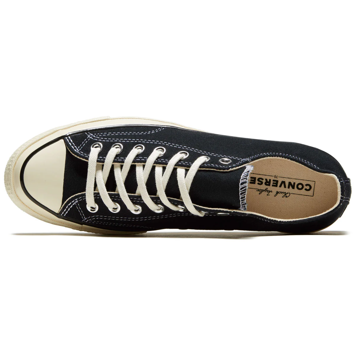 Converse Chuck 70 Ox Shoes - Black/Black/Egret - Image 3