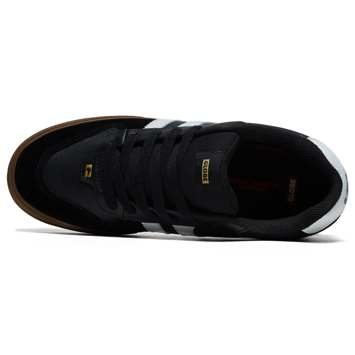 Globe Encore 2 Shoes - Black/White/Tobacco - Image 3