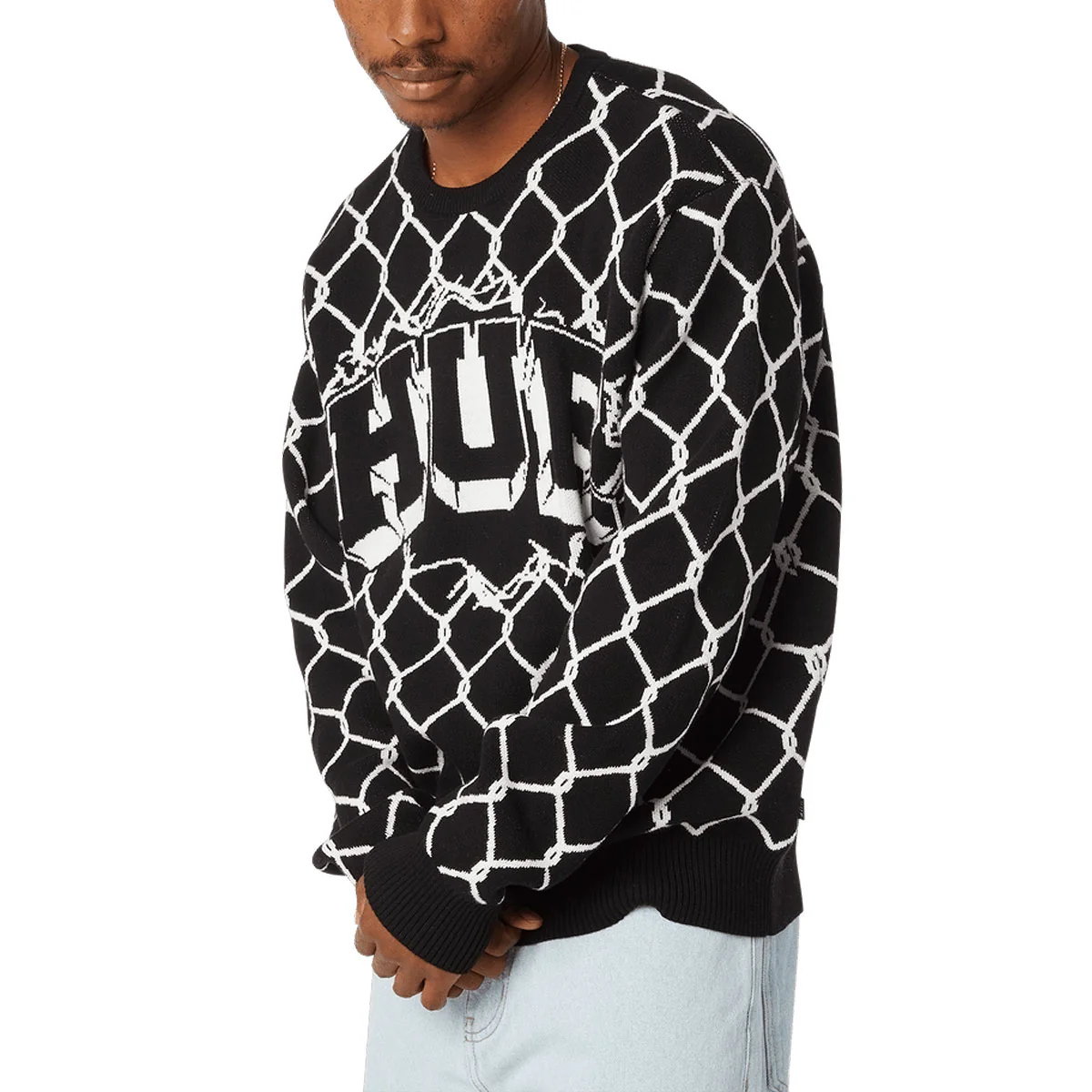HUF Breakthrough Crew Sweatshirt - Black - Image 5