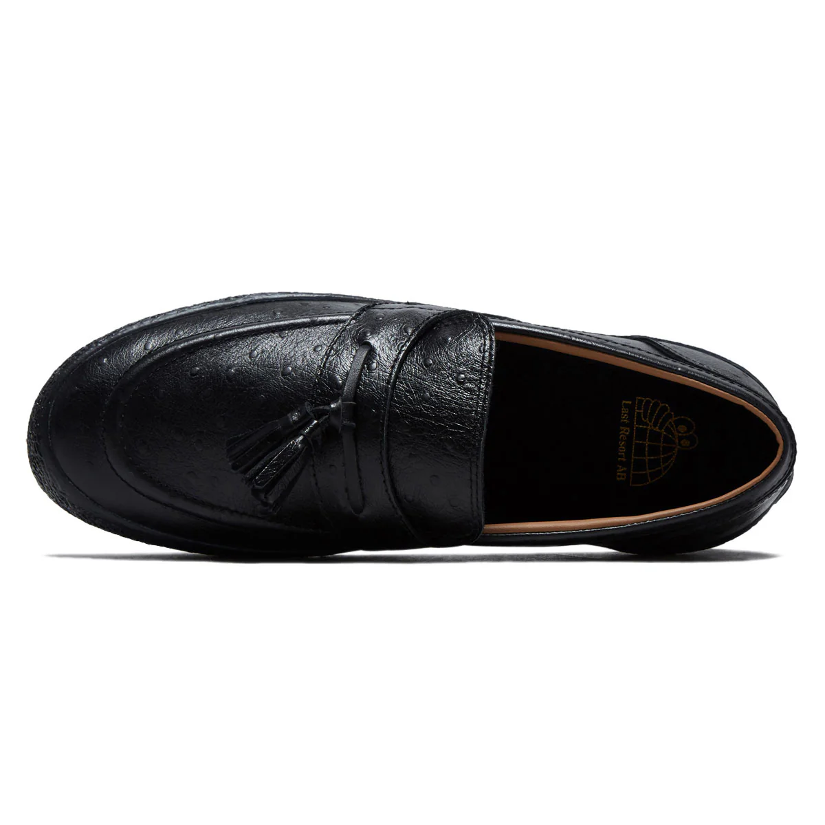 Last Resort AB VM005 Loafer Shoes - Ostritch Black/Black - Image 3