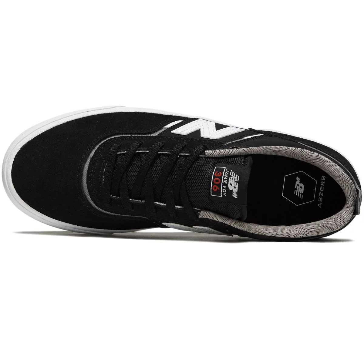 New Balance 306 Foy Shoes - Black/White/Grey - Image 3