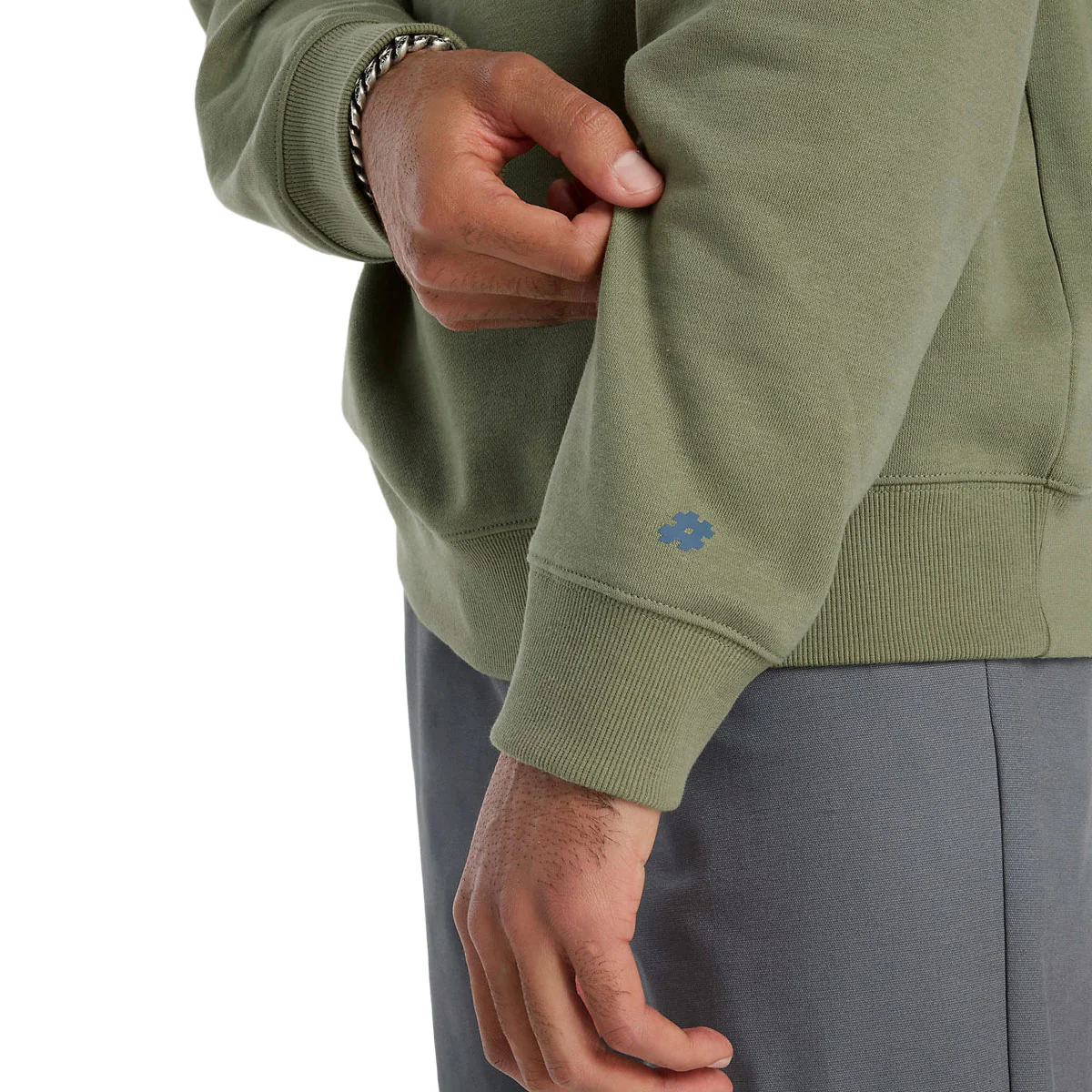 New Balance Numeric Logo Sweatshirt - Dark Olive - Image 3