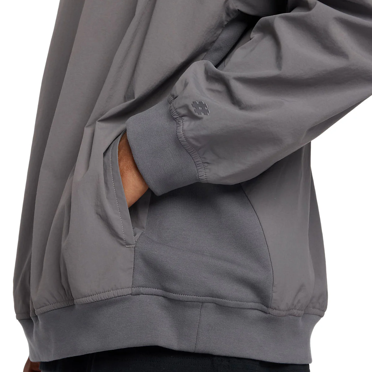 New Balance Numeric Woven Crew Sweatshirt - Castlerock - Image 3