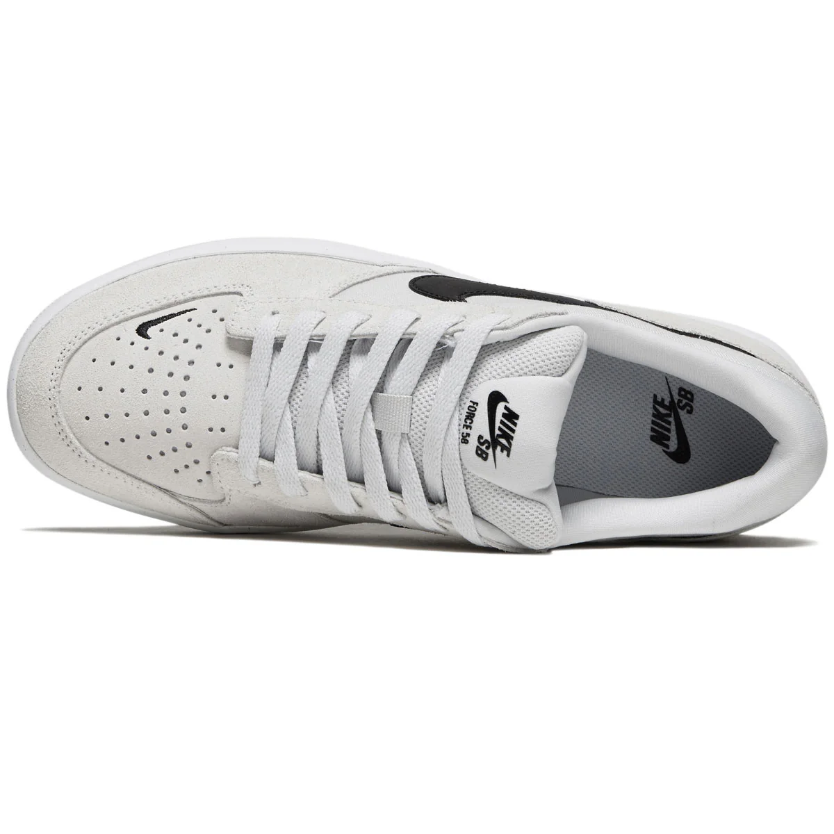 Nike SB Force 58 Shoes - Photon Dust/Black/Photon Dust/White - Image 3