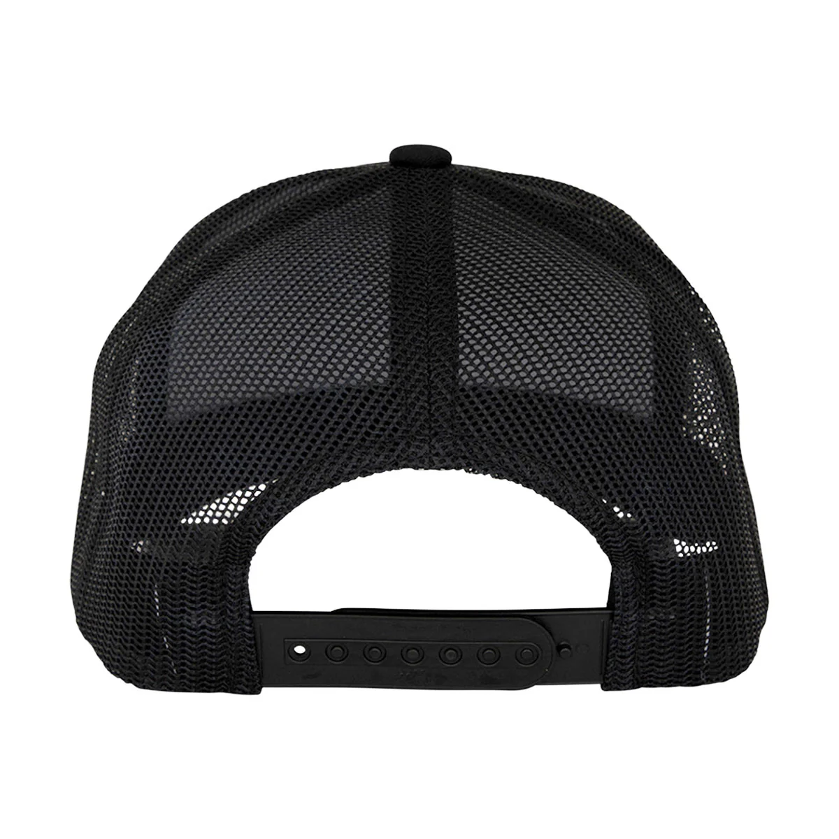 Santa Cruz Cut Strip Mesh Trucker Hat - Black - Image 3
