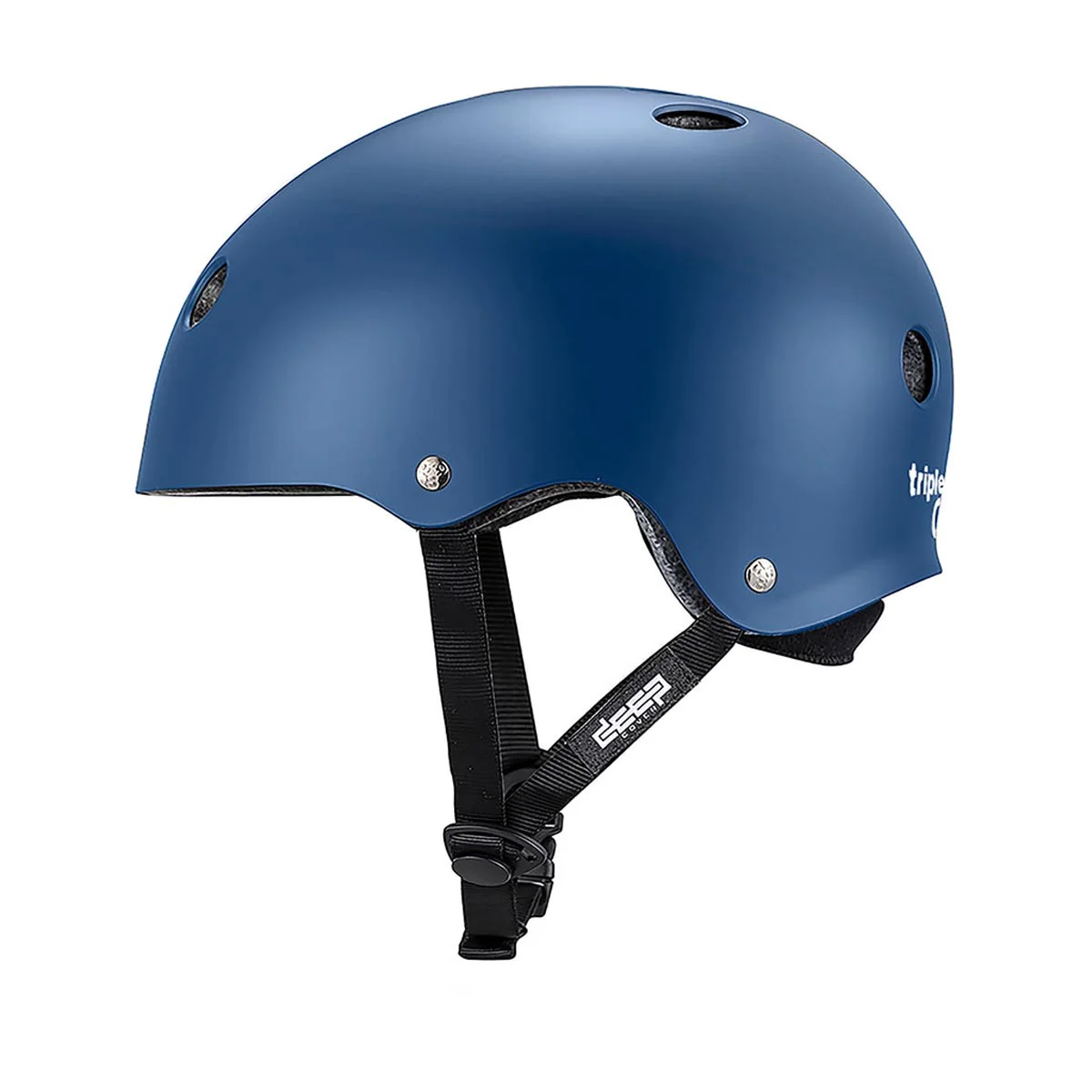 Triple Eight Deep Cover Helmet - Navy Matte - Image 3