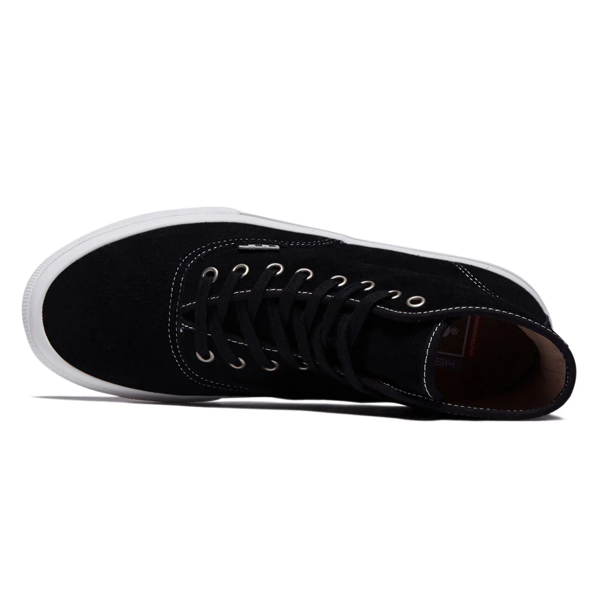 Vans Skate Authentic High Shoes - Black Suede - Image 3