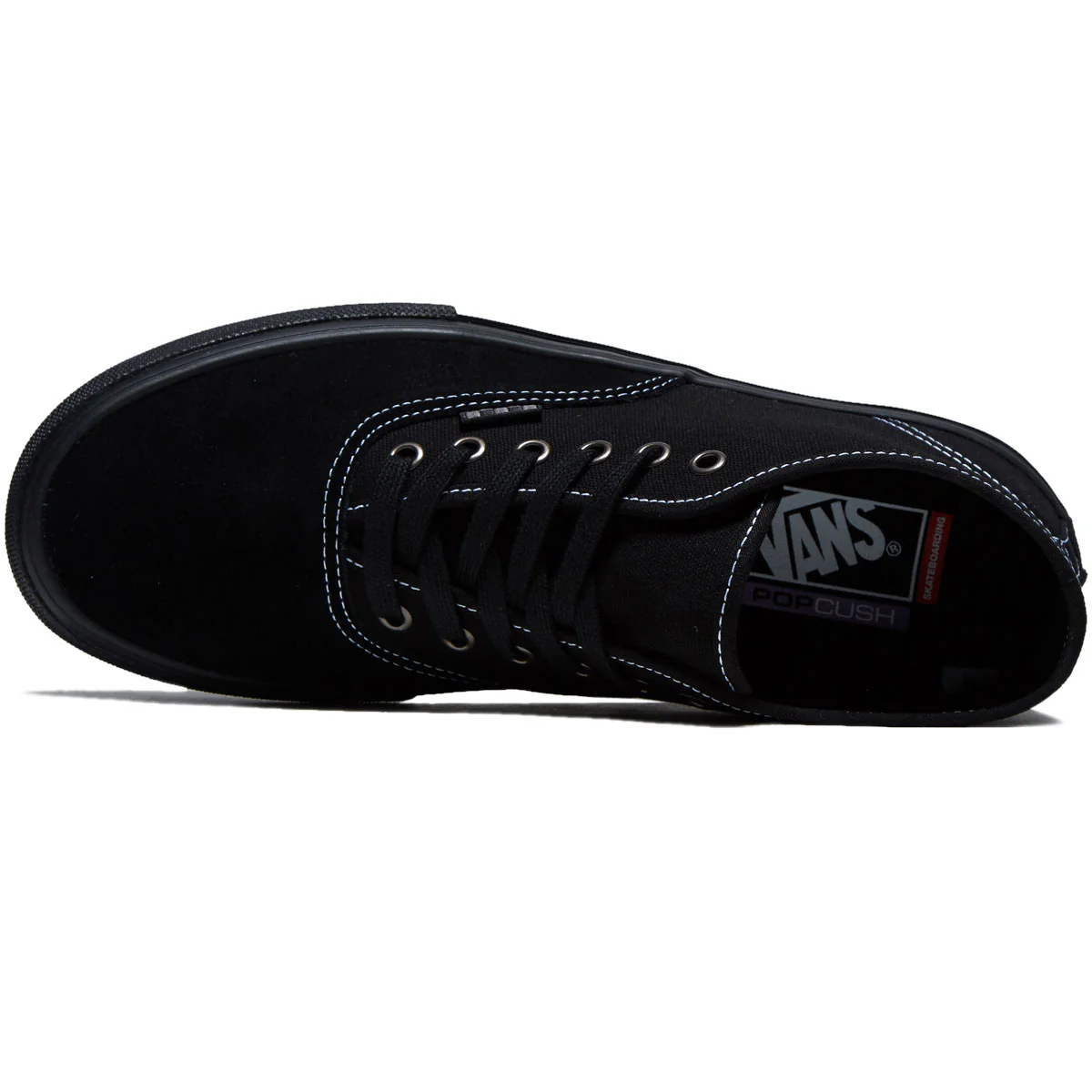 Vans Skate Authentic Mid Shoes - Blackout - Image 3