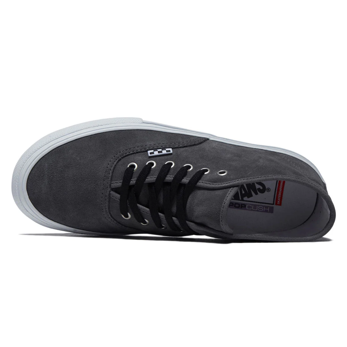 Vans Skate Authentic Mid Shoes - Pewter - Image 3