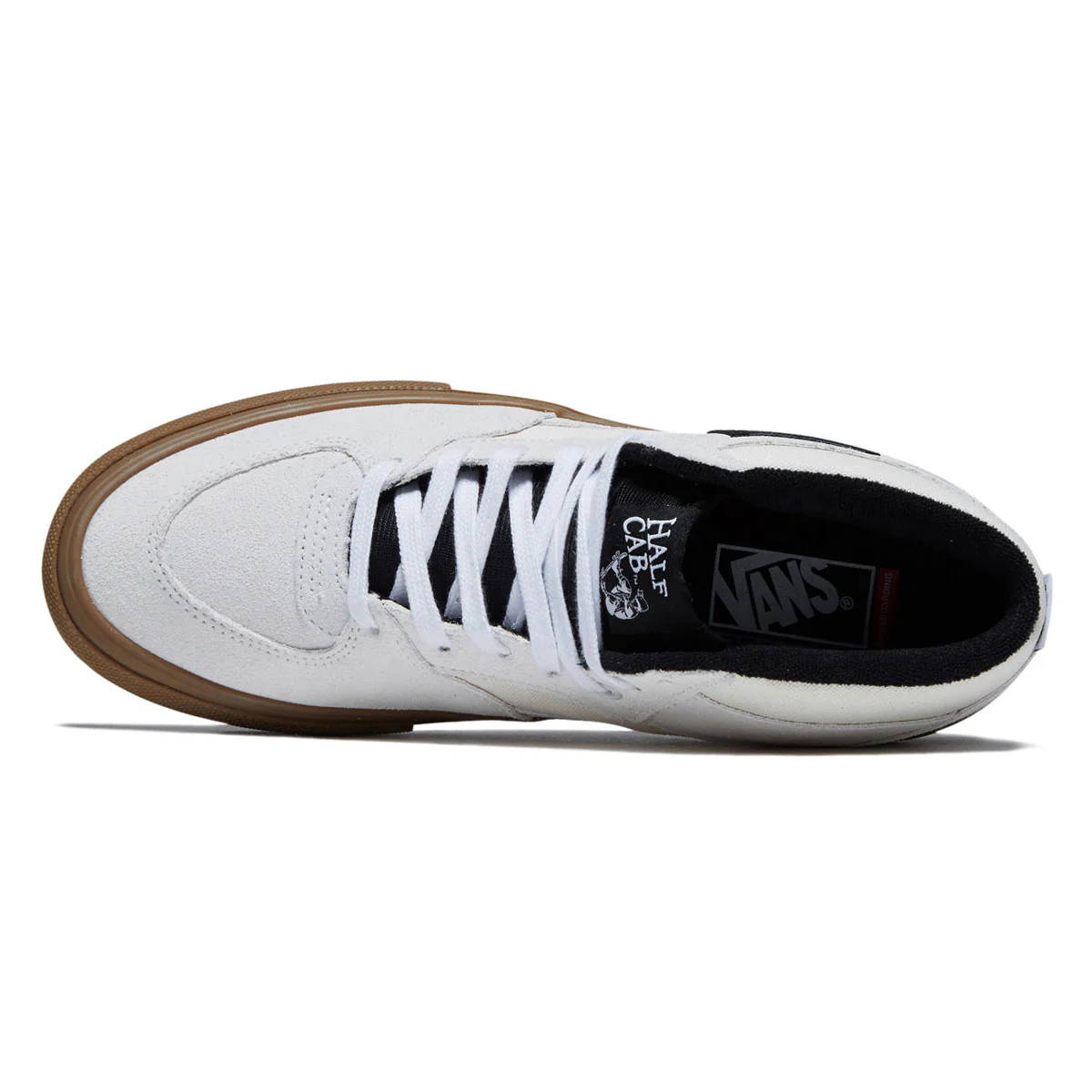Vans Skate Half Cab Shoes - Antique White/Gum - Image 3