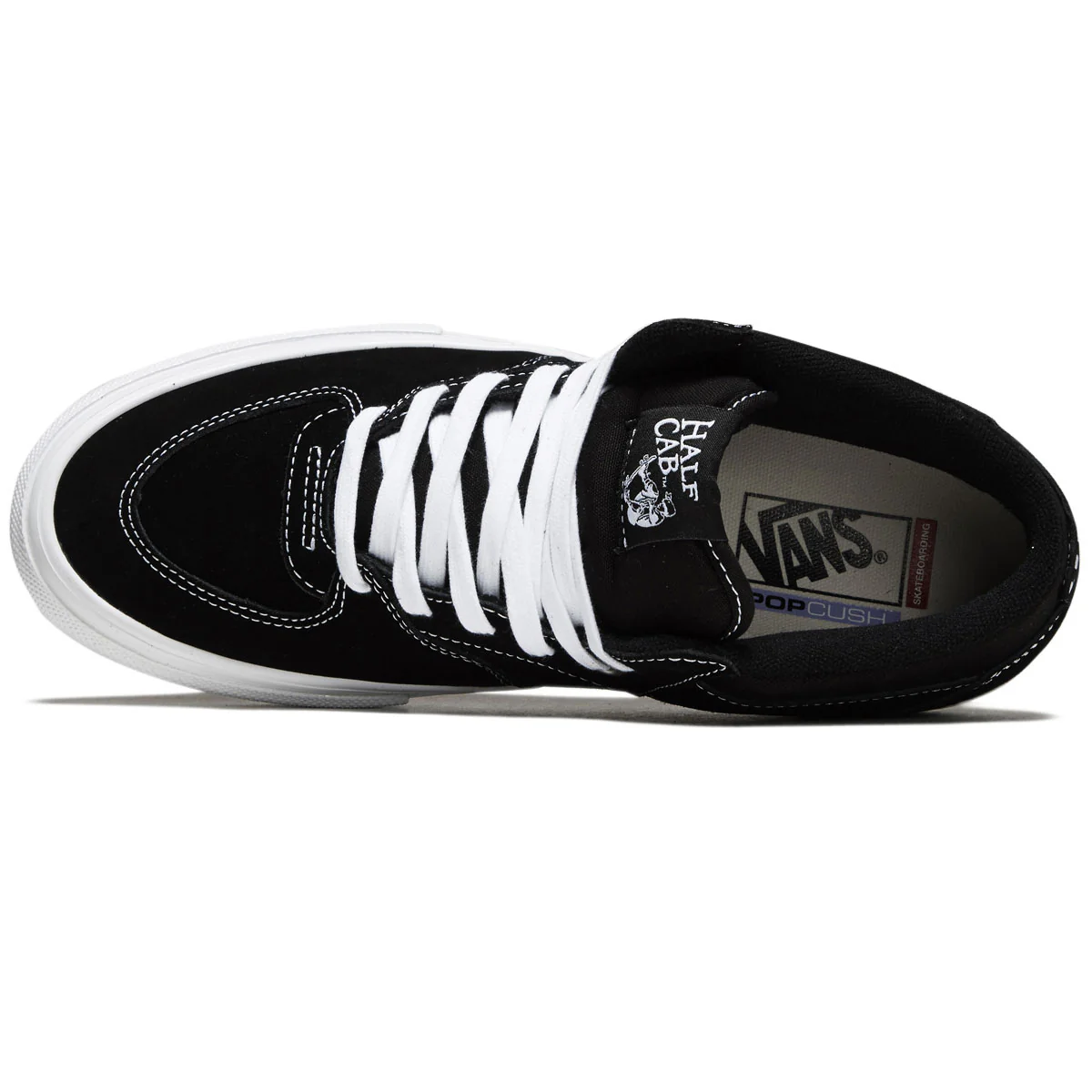 Vans Skate Half Cab Shoes - Black/White - Image 3