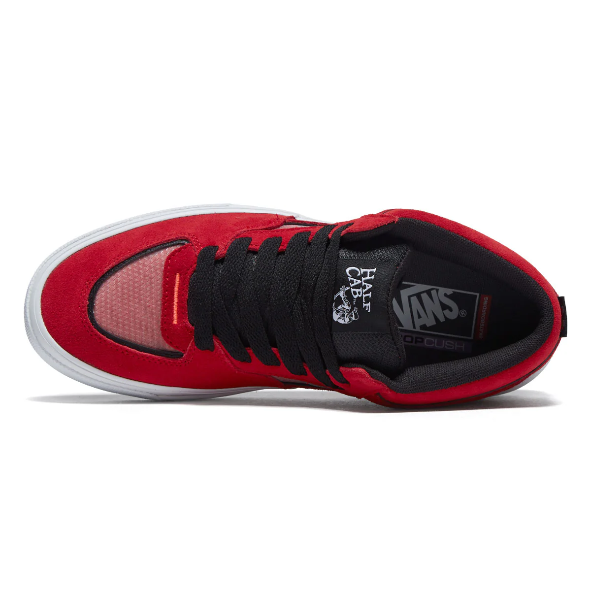 Vans Skate Half Cab Wafflecup Shoes - Red/Black/Grey - Image 3