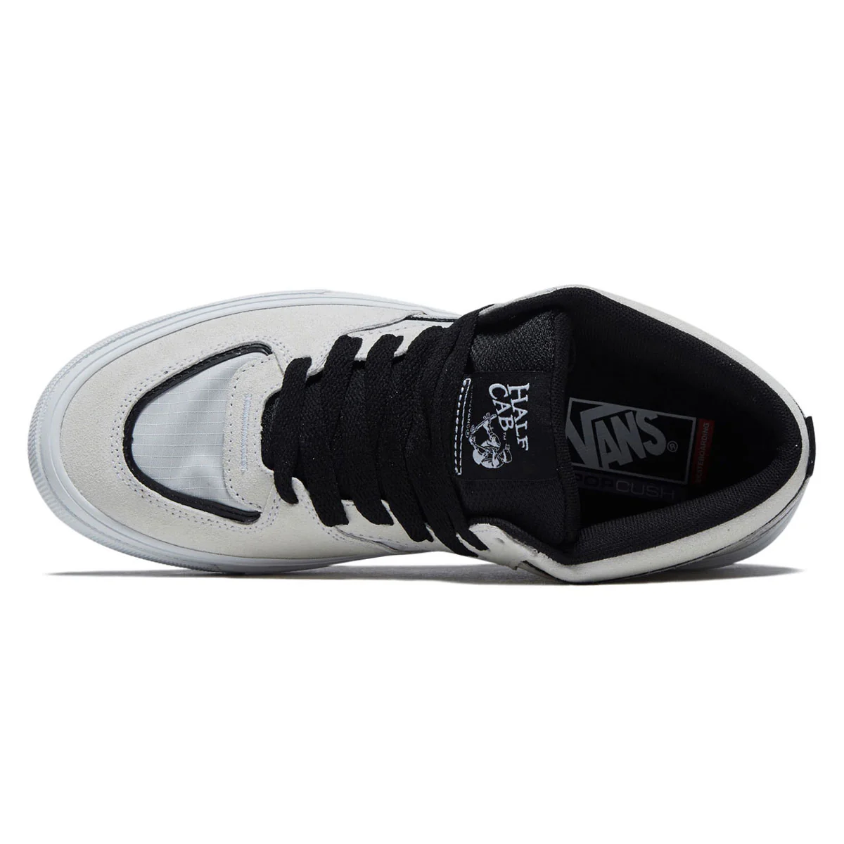 Vans Skate Half Cab Wafflecup Shoes - White/Black - Image 3