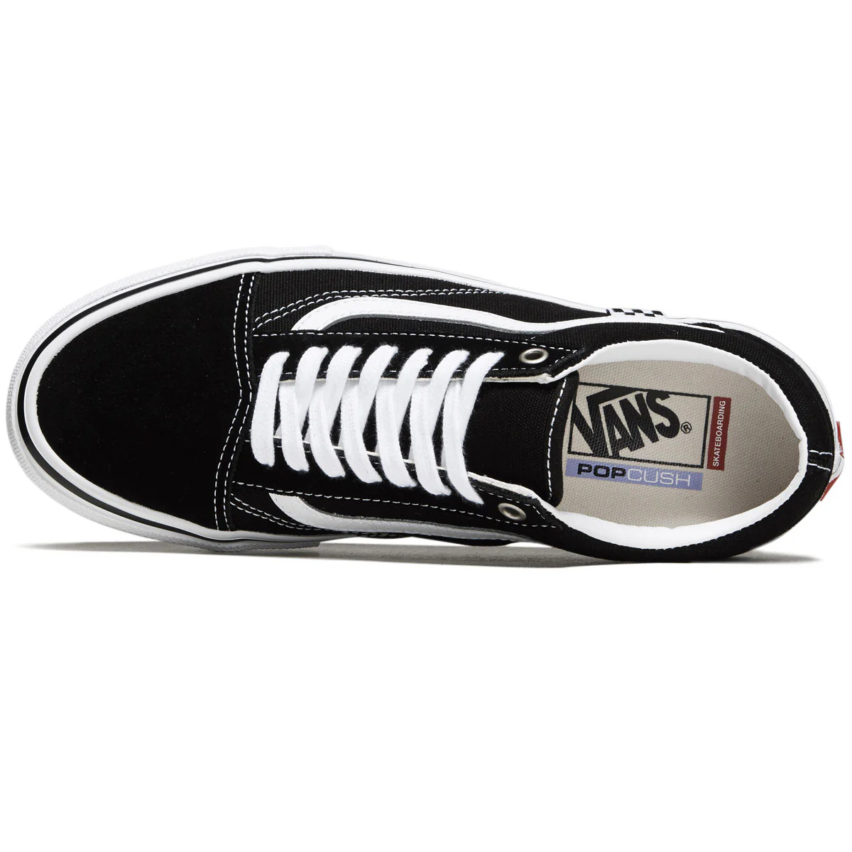 Vans Skate Old Skool Shoes - Black/White - Image 3